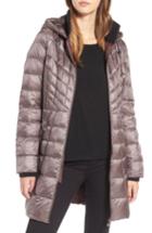 Petite Women's Bernardo Down & Primaloft Coat P - White