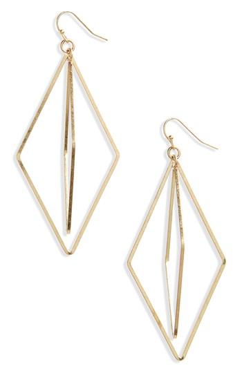 Women's Canvas Orbital Geo Earrings