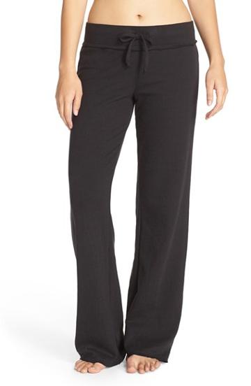 Women's Nordstrom Lingerie 'lazy Mornings' Lounge Pants - Black