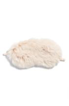 Nordstrom Faux Fur Eye Mask - Pink