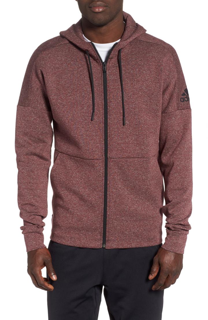 Men's Adidas Id Stadium Hoodie, Size - Red