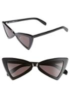 Women's Saint Laurent Jerry 53mm Sunglasses - Black