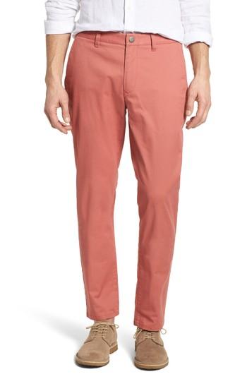 Men's Bonobos Slim Fit Stretch Washed Chinos X 30 - Coral