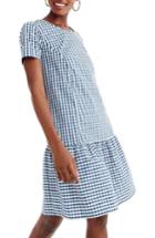 Women's Universal Standard For J.crew Drop Waist Poplin Dress - Blue