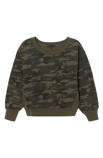 Women's Sanctuary Nolita Camo Sweatshirt, Size - Green