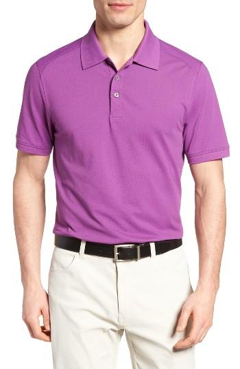 Men's Cutter & Buck Advantage Golf Polo - Purple