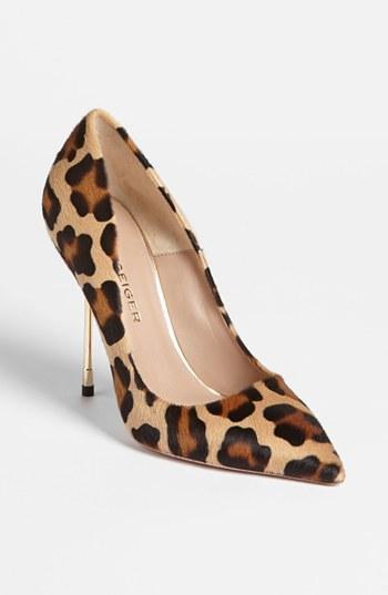 Kurt Geiger London 'britton' Pump Beige Combo Hair Calf