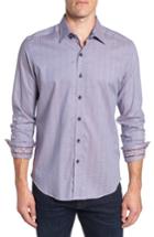 Men's Robert Graham Sealey Tailored Fit Sport Shirt - Blue