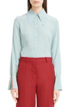 Women's Victoria Beckham Split Sleeve Silk Shirt