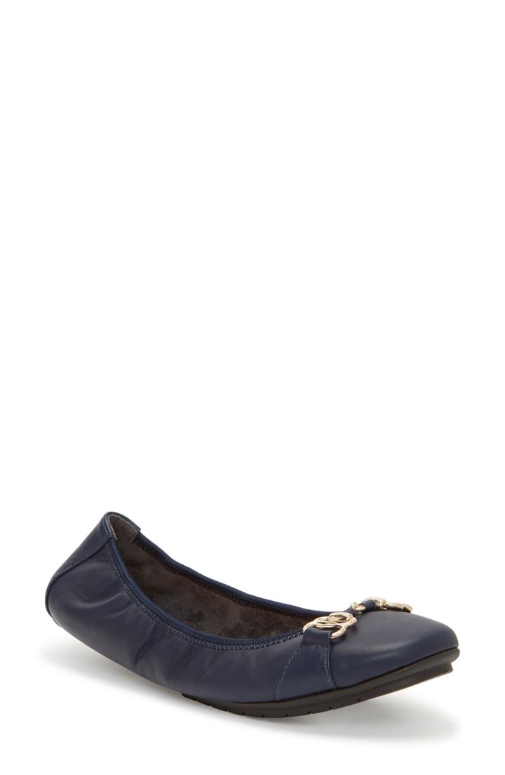 Women's Me Too Olympia Skimmer Flat W - Blue