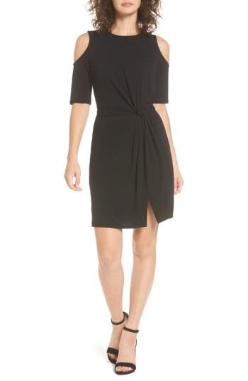 Women's As You Wish Cold Shoulder Knot Front Dress