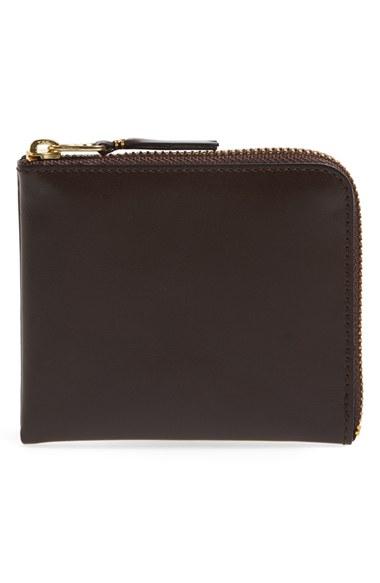 Men's Comme Des Garcons 'classic' French Wallet - Brown