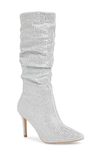 Women's Lauren Lorraine Layzer Knee High Boot M - Metallic