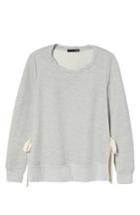 Women's Gibson Side Tie Sweatshirt - Grey