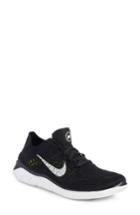 Women's Nike Free Rn Flyknit 2018 Running Shoe .5 M - Black