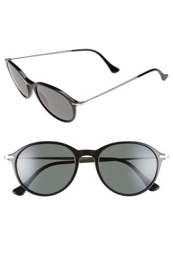 Men's Persol 51mm Polarized Sunglasses - Black