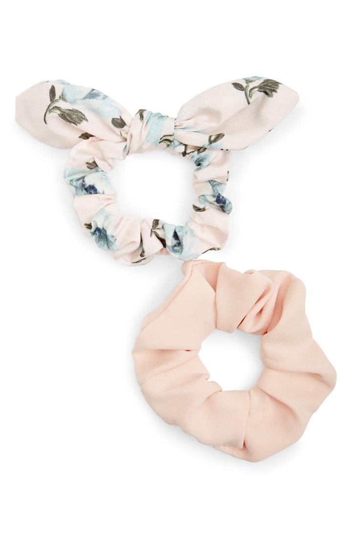 Tasha 2-pack Scrunchies, Size - Pink