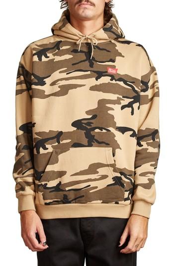 Men's Brixton Stith Hoodie - Beige