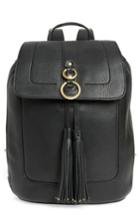 Cole Haan Cassidy Rfid Pebbled Leather Backpack - Black