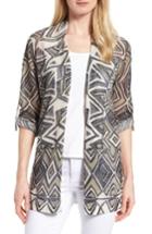 Women's Nic+zoe Mountain Dreams Linen Blend Cardigan