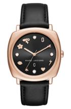Women's Marc Jacobs Mandy Leather Strap Watch, 34mm
