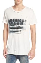Men's The People Vs. American Dreams Distressed Graphic T-shirt - White