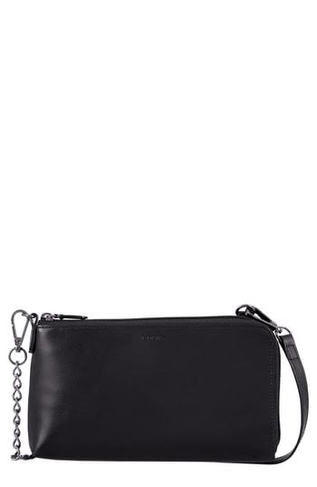 Lodis Los Angeles Nova Rfid Pocket Leather Crossbody Bag - Black