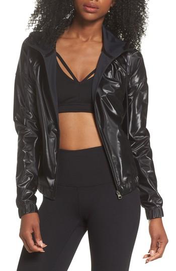 Women's Zella Step It Up Hooded Bomber Jacket