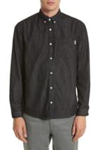 Men's Carhartt Work In Progress Nashville Denim Shirt, Size - Black