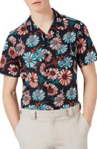 Men's Topman Sunflower Print Shirt