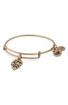 Women's Alex And Ani Palm Leaf Charm Bracelet