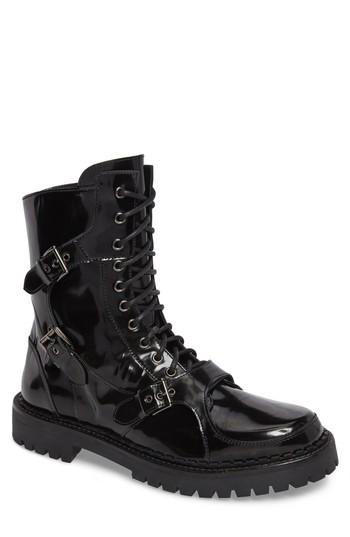 Men's Moschino Plain Toe Boot Us / 41eu - Black