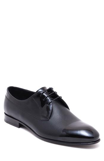 Men's Jared Lang Jaxson Cap Toe Derby Eu - Black