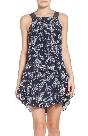 Women's Greylin Print Silk Dress