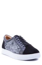 Men's Robert Graham Rubio Floral Sneaker M - Black