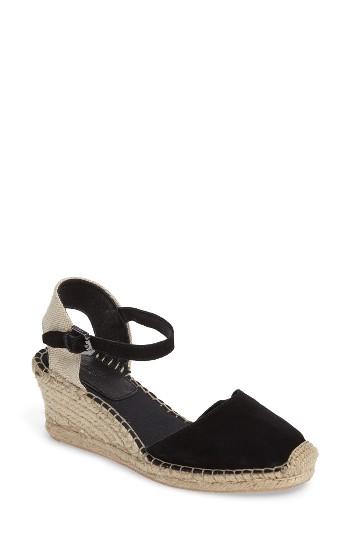 Women's Botkier Elia Espadrille Wedge Sandal .5 M - Black