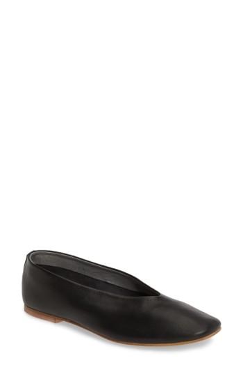 Women's Topshop Kick Ballet Flat .5us / 36eu - Black