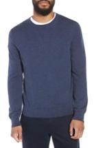 Men's Vince Crewneck Wool & Cashmere Sweater - Blue