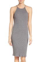 Women's Nsr Rib Knit Body-con Dress - Grey