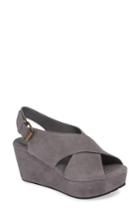 Women's Chocolat Blu Wim Platform Wedge Sandal M - Grey