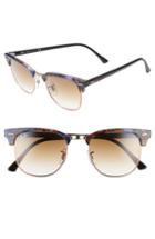 Women's Ray-ban Clubmaster 51mm Gradient Sunglasses - Brown/ Blue Gradient