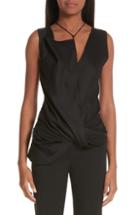 Women's Madewell Pleated Cascade Top - Yellow