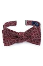 Men's The Tie Bar Triad Silk Bow Tie, Size - Burgundy