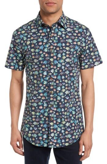 Men's Rodd & Gunn Hawkdune Fit Print Sport Shirt