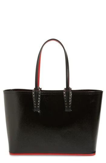 Christian Louboutin Small Cabata Leather Tote - Black