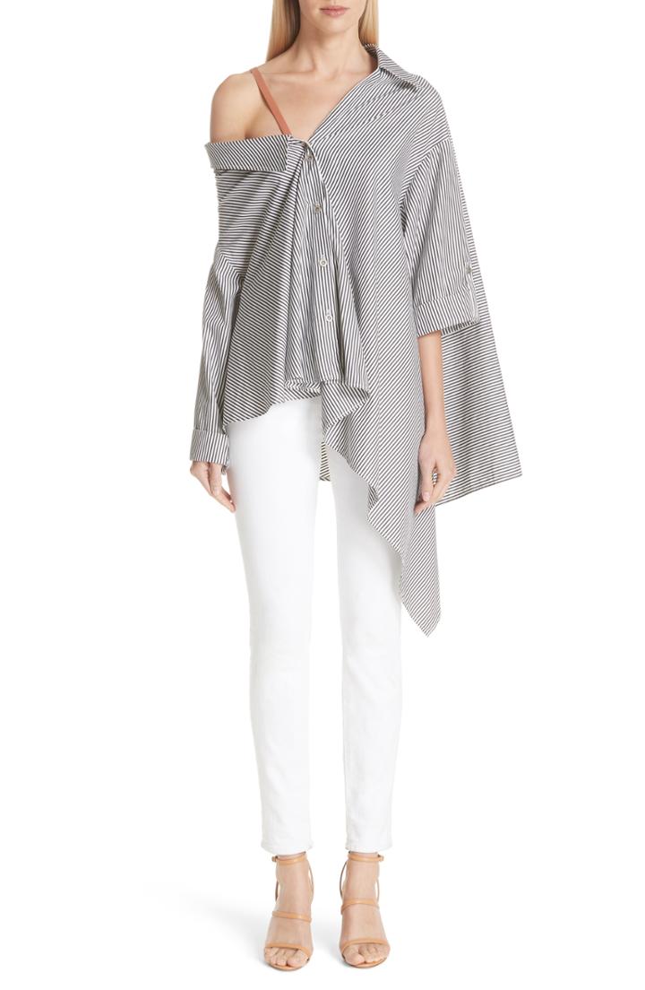 Women's Palmer/harding Off The Shoulder Blouse Us / 6 Uk - White