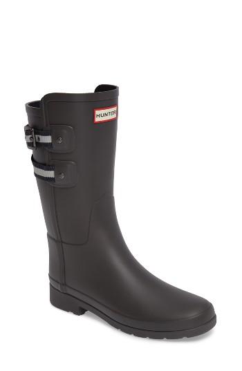 Women's Hunter Original Refined Short Rain Boot M - Grey
