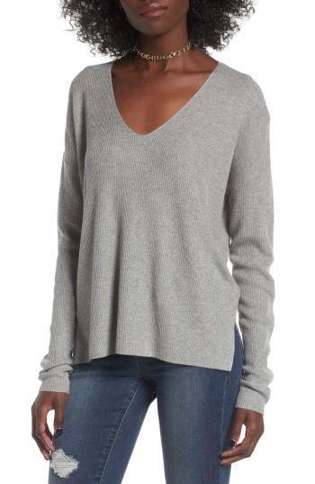 Women's Bp. V-neck Pullover, Size - Grey