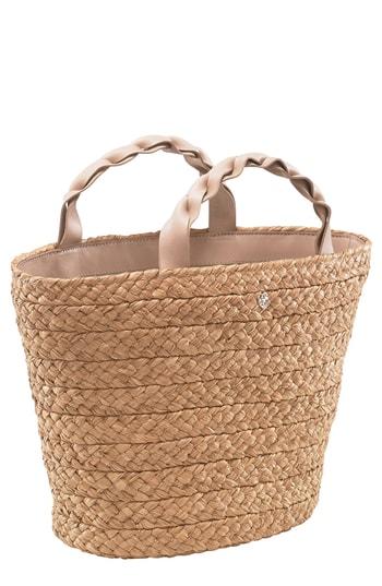 Helen Kaminski Small Woven Raffia Market Basket -