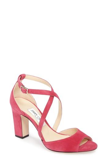 Women's Jimmy Choo Carrie Sandal Us / 39eu - Pink